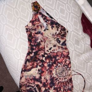 Jaded London Tie Dye mini dress